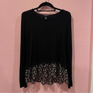 Forever 21 Floral Bottom Blouse